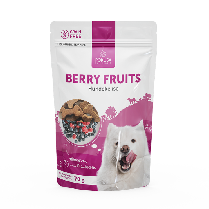 Pokusa Hundekekse- Berry Fruits
