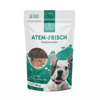 Hundesnack Pute ATEM-FRISCH – Minze & Alge | Pokusa