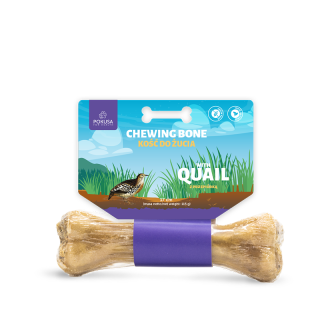 Kauknochen Hund QUAIL – Wachtel & Wildkräuter | Pokusa