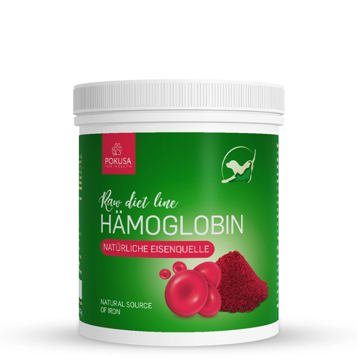 Hämoglobin Pulver Hund Katze – Eisen BARF | Pokusa