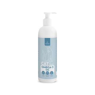 Pokusa Cat Line Omega-3 Oil Katzenöl mit Pumpflasche für Fell, Herz und Gelenke