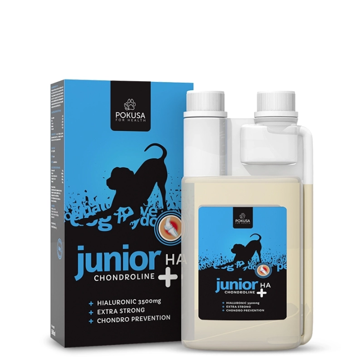 Chondroline Junior+HA 500 ml | Gelenkprophylaxe für junge Hunde