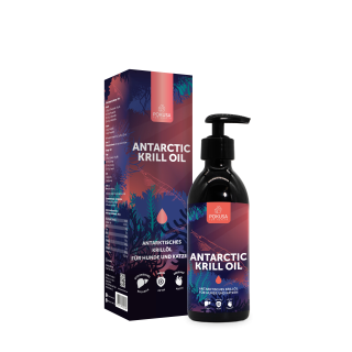 Krillöl Hund & Katze – Omega-3 mit Astaxanthin | Pokusa