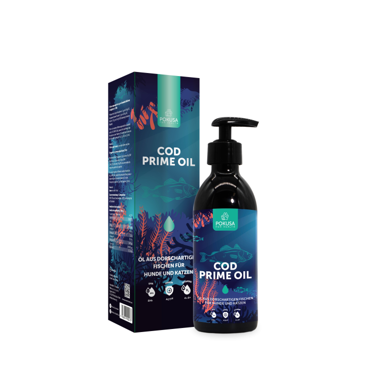 Pokusa Cod Prime Oil – Dorschöl für Hund & Katze | Pokusa