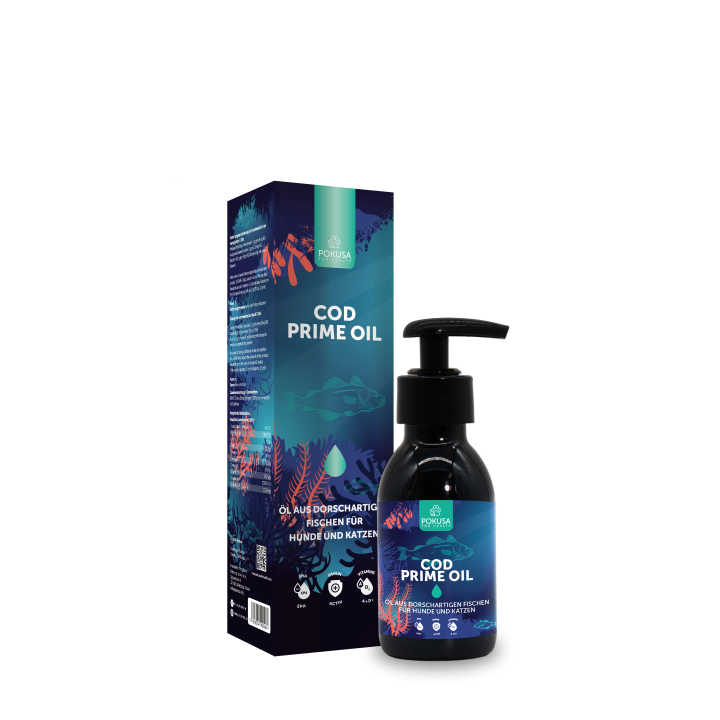 Pokusa Cod Prime Oil – Dorschöl für Hund & Katze | Pokusa